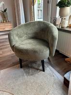 Groene fauteul, Huis en Inrichting, Fauteuils, Ophalen, Zo goed als nieuw, 75 tot 100 cm