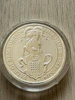 2 oz Queens beasts munt yale of beaufort, Postzegels en Munten, Edelmetalen en Baren, Ophalen of Verzenden, Zilver