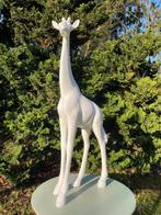Giraf, giraffe wit, tuin, babykamer, zwanger 100cm, Ophalen, Nieuw, Kunststof, Dierenbeeld