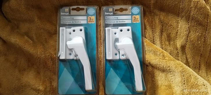 Sencys Raamsluiting Rechts - Nieuw in verpakking, Doe-het-zelf en Verbouw, Hang- en Sluitwerk, Nieuw, Schuif of Grendel, Overige materialen