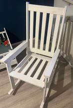 Stevige schommelstoel, Huis en Inrichting, Stoelen, Ophalen, Zo goed als nieuw, Wit, Eén