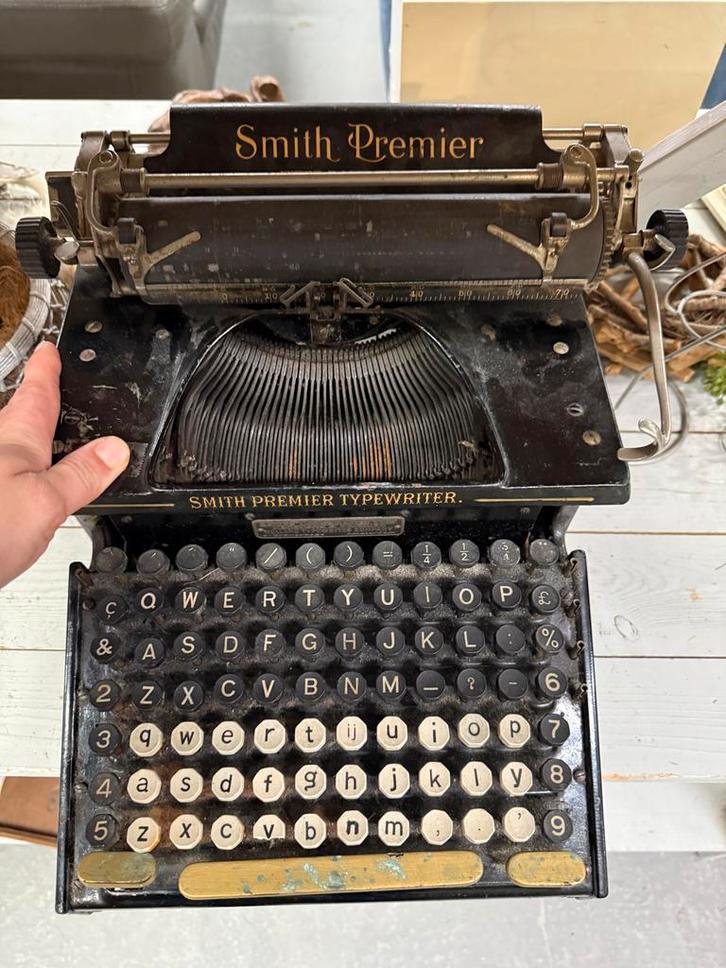 Smith Premier No.10 typemachine –  met £-toets – ca. 1910, Diversen, Typemachines, Gebruikt, Ophalen of Verzenden