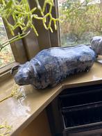 Keramisch Varken - Blauw, Antiek en Kunst, Ophalen