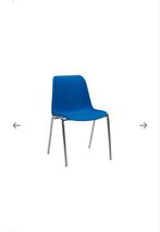 10x Stapelstoelen kantine nieuwe, Ophalen, Zo goed als nieuw, Blauw, Vijf, Zes of meer stoelen