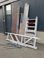 Aluminium rolsteiger 75x305, werkhoogte 8,2  in prima staat, Ophalen, Zo goed als nieuw, Rolsteiger of Kamersteiger, 5 meter of hoger