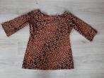 STUDIO ANNELOES!Prachtige top/shirt travelstof L/XL, Studio Anneloes, Bruin, Maat 42/44 (L), Ophalen of Verzenden