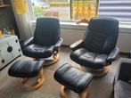 Relaxfauteuil classic Stressless met voetensteun, Antiek en Kunst, Antiek | Meubels | Stoelen en Banken, Ophalen