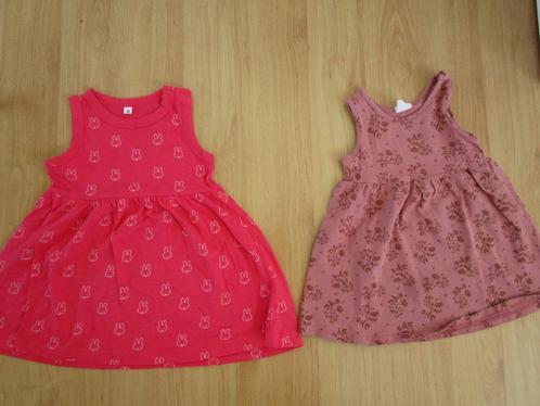 Hema + Nijntje - twee zomer jurkjes maat 80, Kinderen en Baby's, Babykleding | Maat 80, Zo goed als nieuw, Meisje, Jurkje of Rokje