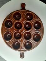 Retro Emile Henry slakken ovenschaal geglazuurd keramiek gst, Ophalen of Verzenden