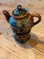 Fries Kerfsnee Theepot met Onderstel, Ophalen of Verzenden, Gebruikt