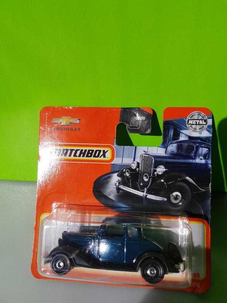 Matchbox 71 - 1934 Chevy Master Coupe [blauw] 1/60 MIB, Hobby en Vrije tijd, Modelauto's | Overige schalen, Nieuw, Auto, Ophalen of Verzenden