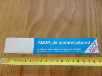 sticker Amsterdam ABOP dé onderwijsbond  beschikbaar voor biedingen