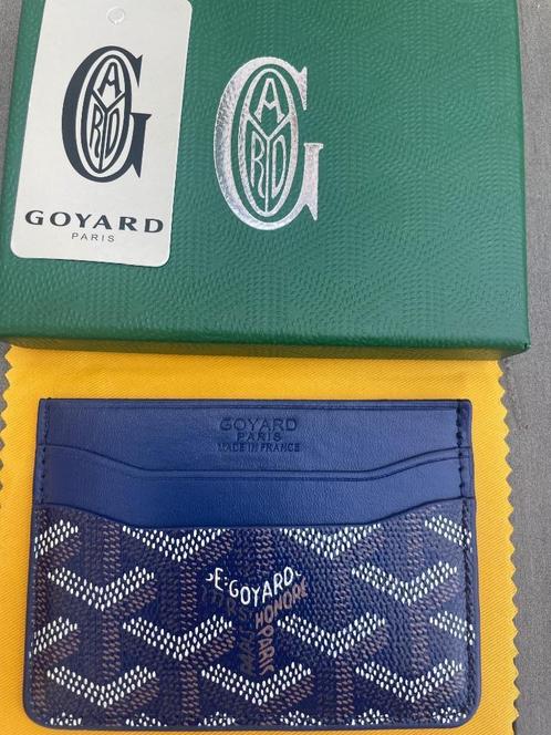Goyard cardholder, Sieraden, Tassen en Uiterlijk, Portemonnees, Nieuw, Overige merken, Blauw, Leer, Verzenden