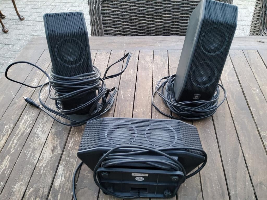 Logitech Speakers - Set, Ophalen of Verzenden, Gebruikt, Front, Rear of Stereo speakers, Overige merken