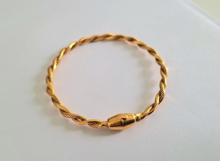 22 karaat gouden slavenarmband, Sieraden, Tassen en Uiterlijk, Armbanden, Zo goed als nieuw, Goud, Goud, Ophalen