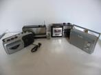 4 stuks Radio-Cassette-USB-Spelers ,in werkende staat, Ophalen of Verzenden, Zo goed als nieuw, Transistorradio