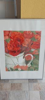 Aquarellen Klaprozen, Ophalen