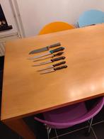 Keukenmessen, Huis en Inrichting, Keuken | Bestek, Ophalen, Gebruikt, Rvs of Chroom, Vaatwasserbestendig