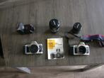 Canon EOS500 analoge fotocamera 2 body's + lenzen, Verzenden, Gebruikt, Spiegelreflex, Canon
