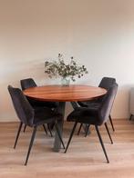 Eettafel rond 120 cm, Ophalen, Gebruikt, 100 tot 150 cm, Rond