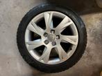17 inch Audi Velgen met Winterbanden, Auto-onderdelen, Banden en Velgen, Ophalen, Gebruikt, Banden en Velgen, 17 inch
