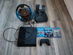 PlayStation 4 met thrust t-150 racestuur en 3 spellen, Ophalen of Verzenden, Gebruikt, Controller, PlayStation 4