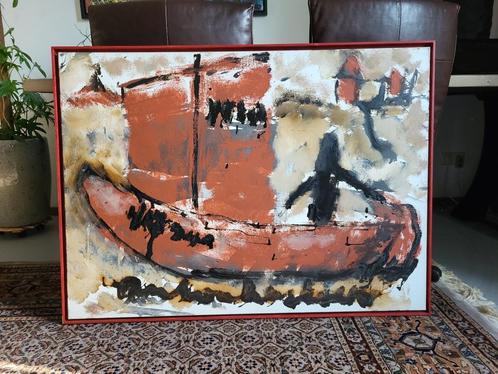 Anton Heyboer prachtig groot origineel schilderij, Antiek en Kunst, Kunst | Schilderijen | Modern, Ophalen