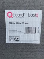 Qboard basiq 260 cm x 60 cm x 20 mm -  3 platen, Doe-het-zelf en Verbouw, Platen en Panelen, Ophalen, Nieuw, Overige materialen
