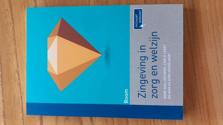 René van Leeuwen - Zingeving in zorg en welzijn, Boeken, Gezondheid, Dieet en Voeding, Zo goed als nieuw, Ophalen