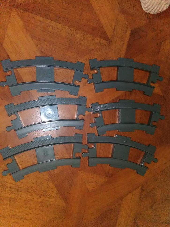 Lego Duplo gebogen rails 6st per set, Kinderen en Baby's, Speelgoed | Duplo en Lego, Zo goed als nieuw, Duplo, Complete set, Ophalen of Verzenden