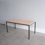 Restpartij, Kantinetafel, 160x80cm, Beuken blad, Zwart, 50 tot 100 cm, -, -, 150 tot 200 cm