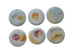 Set van 6 Italiaanse dessertbordjes, Huis en Inrichting, Keuken | Servies, Gebruikt, -, Keramiek, -