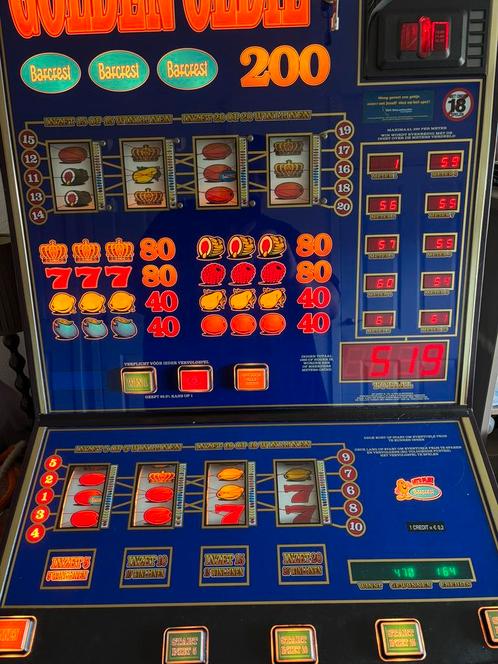 Mooie goedwerkende gokkast golden oldie, Verzamelen, Automaten | Gokkasten en Fruitautomaten, Zo goed als nieuw, Ophalen