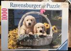 Ravensburger *NIEUW* puppies in mandje 1000 stukjes, Ophalen of Verzenden, 500 t/m 1500 stukjes, Nieuw, Legpuzzel