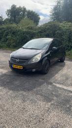 Opel Corsa 1.2 16V 3D 2009 Zwart / koppaking lek !, Voorwielaandrijving, 450 kg, 4 cilinders, 1229 cc