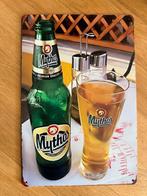 Mythos Bier Wandbord - Vintage Metalen Reclamebord 30 bij 20, Ophalen of Verzenden