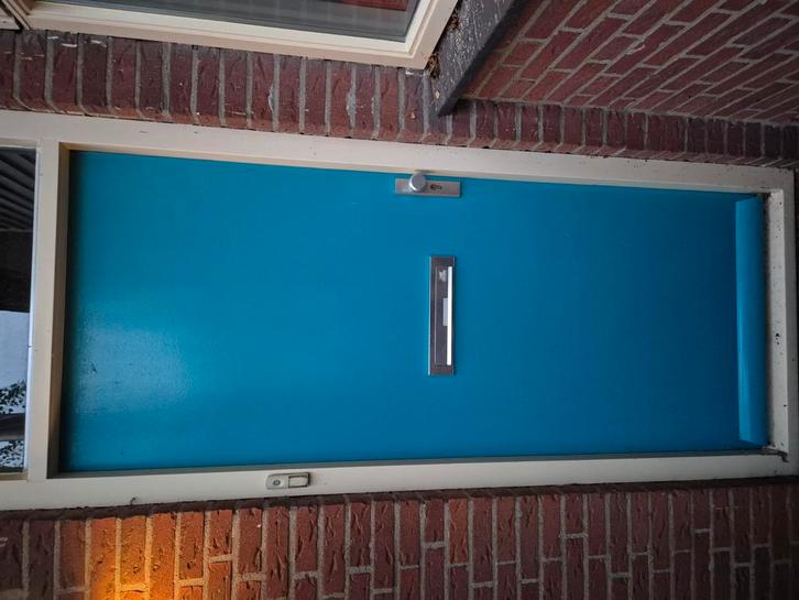 Voordeur, Doe-het-zelf en Verbouw, Deuren en Horren, Zo goed als nieuw, Buitendeur, 200 tot 215 cm, Kunststof, Ophalen