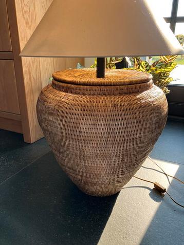 Supergrote XXXL  birma rieten lamp beschikbaar voor biedingen