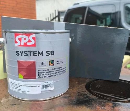 Antraciet 7016 2,5 L - SPS System SB, Doe-het-zelf en Verbouw, Verf, Beits en Lak, Zo goed als nieuw, Lak, Minder dan 5 liter