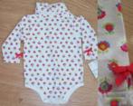 Gebloemde romper l/s maat 80 *NIEUW* (0533), Kinderen en Baby's, Babykleding | Maat 80, Nieuw, Meisje, Ophalen of Verzenden, First Impressions