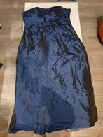 Strapless Gala jurk Juju & Christine maat 12 (56 denk ik), Galajurk, Blauw, Maat 46/48 (XL) of groter, Ophalen of Verzenden