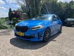 BMW 1-serie 118i High Executive Edition org Mperformance ful, 65 €/maand, Gebruikt, Blauw, Bedrijf