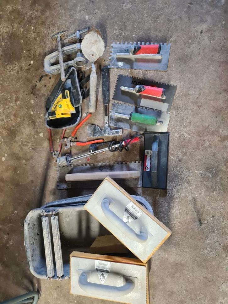 Wasboy met extra tegelgereedschap, Doe-het-zelf en Verbouw, Gereedschap | Handgereedschap, Gebruikt, Ophalen
