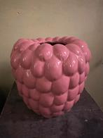 Daan Kromhout Raspberry Vaas Oudroze 18 cm DK, Gebruikt, Rond, Binnen, Ophalen of Verzenden