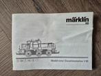 Marklin boekje van de Modell einer Diesellokomotive V60., Wisselstroom, Gebruikt, Märklin, Boek, Tijdschrift of Catalogus