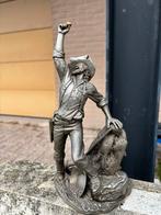 Gietijzeren beeld goudzoeker, Antiek en Kunst, Ophalen