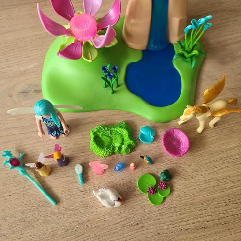Playmobil Betoverde weide met feeënbabies 9135, Kinderen en Baby's, Speelgoed | Playmobil, Zo goed als nieuw, Complete set, Ophalen of Verzenden