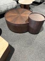 Eleonora Max Salontafel - Stijlvol Design nu met 50% korting, Rond, Zo goed als nieuw, Minder dan 50 cm, Overige houtsoorten