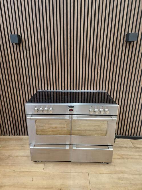 Mooie Rvs Stoves Inductie Fornuis 110 cm (Gratis bezorgen), Witgoed en Apparatuur, Fornuizen, Gebruikt, Vrijstaand, Inductie, 5 kookzones of meer