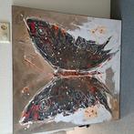 olieverf schilderij, vlinder, Antiek en Kunst, Kunst | Schilderijen | Abstract, Ophalen